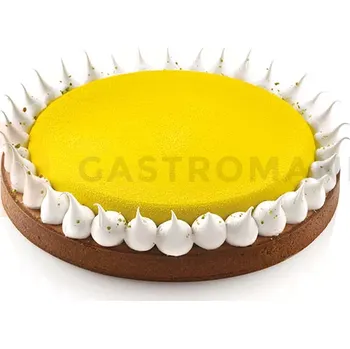 Výroba svíčky Sada na koláče - prsten 230 mm + silikonová forma | SILIKOMART, Kit Tarte Ring Round