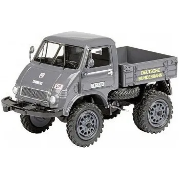 autíčko Schuco UNIMOG 401 FROSCHAUGE DEUTCHE BUNDENBAHN LIMITED EDITION 1000PCS. 03127