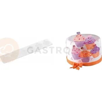 Výroba svíčky Silikonová podložka na krajky, košíčky 80x400x1,8 mm | SILIKOMART, TRD12 Cup Cakes