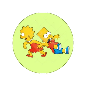 Jedlá dekorace na dort LÍZA A BÁRT, VARIANTA Jedlý papír 1054