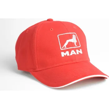 Kšiltovka Čepice kšiltovka MAN červená