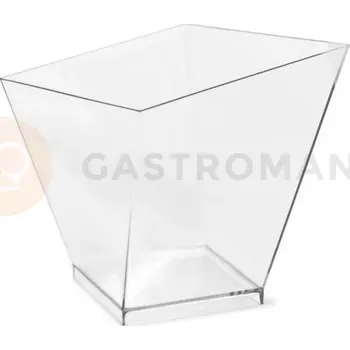 Jednorázové nádobí Plastový kelímek na dezerty a monoporce Charme 60 ml, transparentní | ALCAS, 257/4T