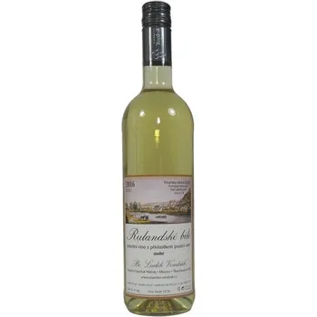 Rulandské bílé 2016, pozdní sběr, Vinařství Vondrák Mělník, sladké