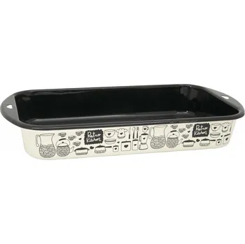 Hrnec Metalac Retro Kitchen, smaltovaný pekáč 34 cm, 4 l