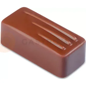 Čokoládová tyčinka Tritanová forma na pralinky - obdélník, 21 ks, 37x16x14 mm, 10 gr - PC107FR | PAVONI, Artisanal
