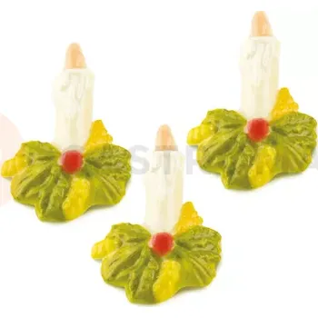 Výrobník cukrové vaty Forma na pralinky a čokoládky - svíčky, 8x 42x60x13 mm - 904013 Candele | SILIKOMART, EasyChoc