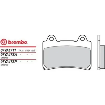 Motodíl Přední brzdové destičky Brembo Yamaha 250 FZR 1987 - 1988 směs 11