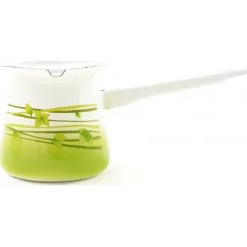 Hrnec Metalac Tráva, smaltovaná džezva 9 cm (4 kávy), 0,4 l