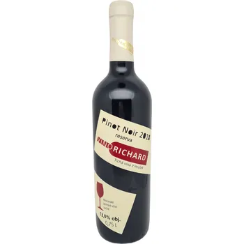 Pinot noir RESERVA 2018, zemské víno, VINO RICHARD - Ing. Richard Tichý, suché