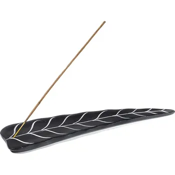 Aroma lampa Milujeme Kameny Stojánek na vonné tyčinky - list - mastek 158652