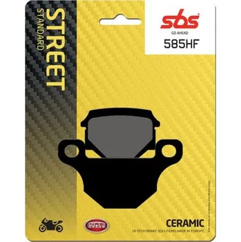 Brzda pro motocykl Přední brzdové destičky SBS Suzuki GN 125 1982 - 1990 směs HF