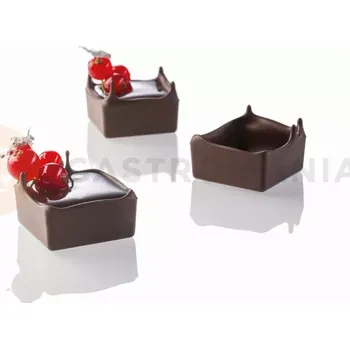 Čokoládová tyčinka Polykarbonátová forma na čokoádové formičky, 28 ks, 27x27x31 mm, 20GU008 | MARTELLATO, Mini Choco Fill