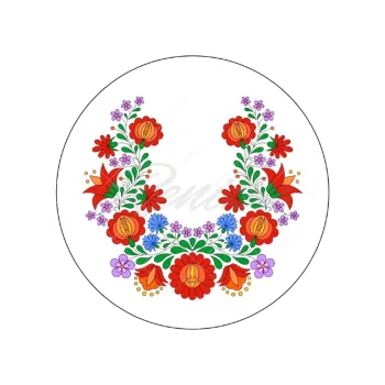 Jedlá dekorace na dort VĚNEC, VARIANTA Jedlý papír 596