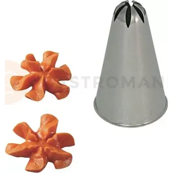 Výroba svíčky Cukrářská špička Květina, sada 5 ks - 25x45x5 mm - BX4014 | MARTELLATO, Flower & Petals Nozzles