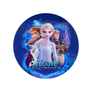 Jedlá dekorace na dort LEDOVÉ KRÁLOVSTVÍ kouzlo, VARIANTA Jedlý papír 975