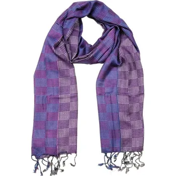 Šála Dámská šála Glossy 200 x 70 cm fialová
