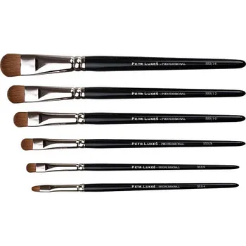 Kosmetický štětec Petr Lukeš Professional modelační štětec na oči/ rty červená kuna Varianta: číslo 4