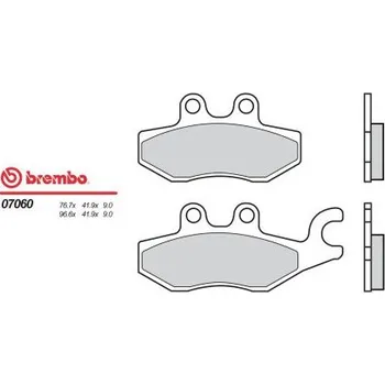 Brzda pro motocykl Zadní brzdové destičky Brembo Piaggio 300 BEVERLY I.E. 2011 - směs OEM