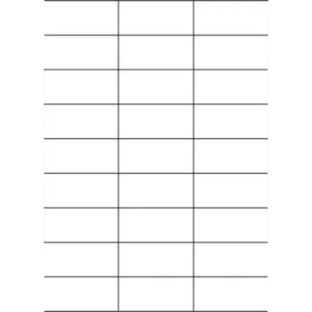 Speciální papír Etikety PRINT 70x32 mm bílé lesklé (100xA4)