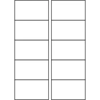 Speciální papír Etikety PRINT 92,5x54 mm bílé fotomatné (100xA4)