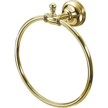 Dávkovač mýdla PERLA držák ručníků kruh, zlato