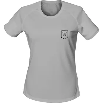 Dámské tričko Dámské funkční tričko 44. lehký motorizovaný prapor SIMPLE - světle šedá
