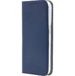 Pouzdro pro Apple iPhone 15 Pro Max - stojánek + prostor pro platební karty - umělá kůže - tmavě modré