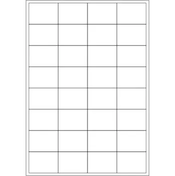 Samolepící etiketa Etikety PRINT 51x36 mm bílé (balení 100xA4)