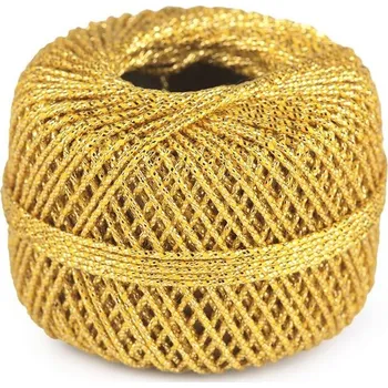 Briliantový motouz Ø1 mm, návin 20 metrů - 1 zlatá