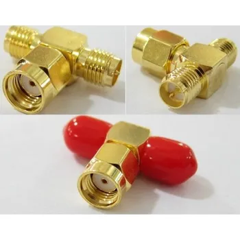 Příslušenství pro kamerový systém RP-SMA Male to Dual 2 RP-SMA Female redukce, T rozbočovač