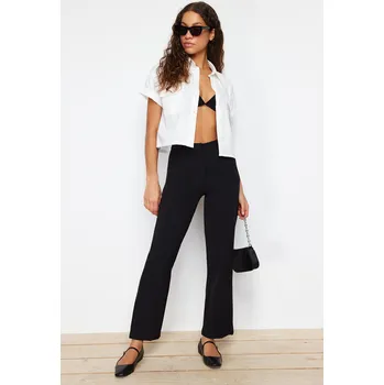 Dámské kalhoty Trendyol Flat Cut Trendyol černá 1469387