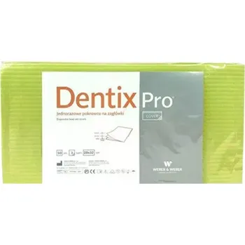 Jednorázové návleky opěrky hlavy DentixPro (50 ks) - limetka