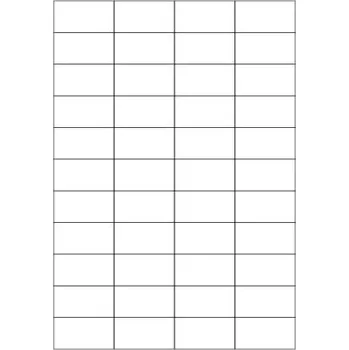 Speciální papír Etikety PRINT 48,5x25,4 mm bílé (100xA4), 44 etiket na archu