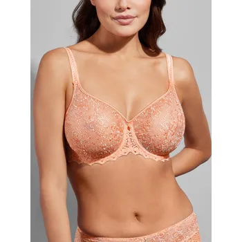 Podprsenka podprsenka bezešvá nevyztužená Empreinte - Cassiopée peach 85H