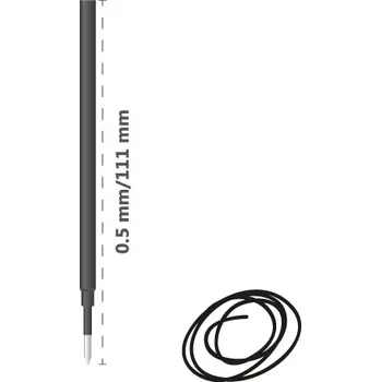 Náplň do psacích potřeb Náplň pre rollery keramická MICRO 0,5 mm - černá MICRO