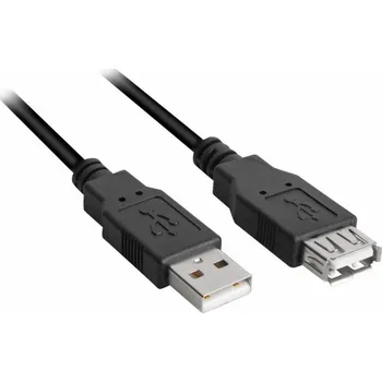 Kabel do PC Sharkoon USB 2.0 prodlužovací kabel, USB-A samec > USB-A samice