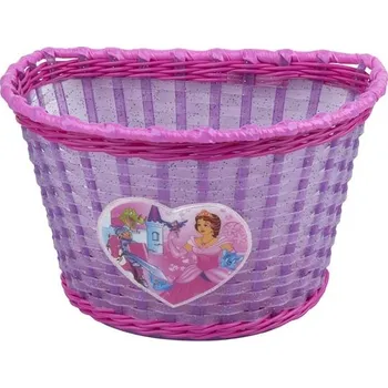 Košík na láhev Dětský košík na řídítka Dívčí fialovo-růžová