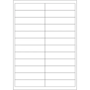 Speciální papír Etikety PRINT 100x23 mm bílé lesklé pro inkoustový tisk (50xA4)