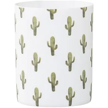 Svícen Bílý porcelánový svícen Cactus
