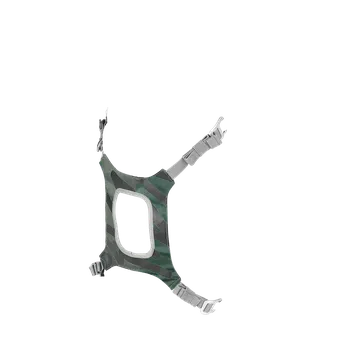 batoh na kolo držák na přilbu Prism Green Jungle Printed Helmet Holder