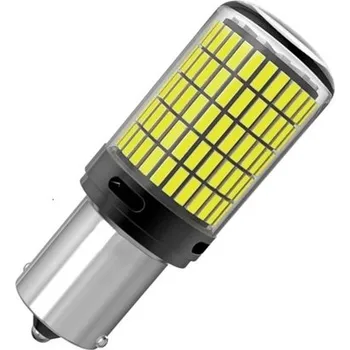 Autožárovka LED žárovky P21W BA15S - 150x SMD 4014 12V 23W červená