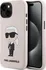 Pouzdro na mobilní telefon Karl Lagerfeld Liquid Silicone Ikonik NFT pro Apple iPhone 15 růžové