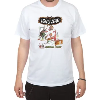 Pánské tričko Tričko bílé Lovu zdar - velikost XXL