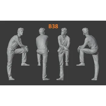 Příslušenství k autodráze Figurka, postavička diváka B38