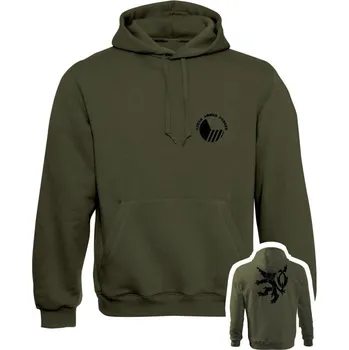 Pánská mikina Mikina s kapucí Czech Armed Forces Lion - olivová