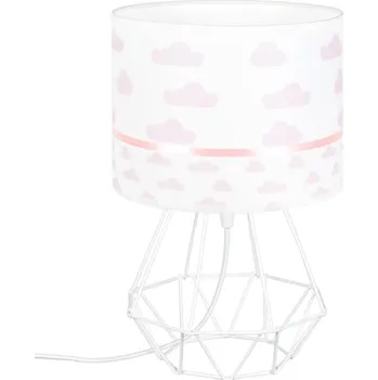 Lampička ELIS DESIGN Dětská stolní lampa - Růžové mráčky