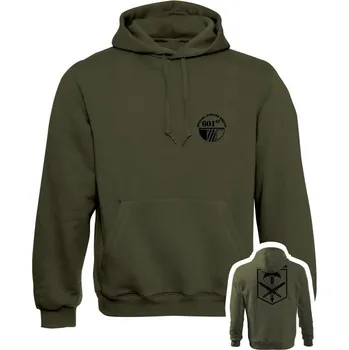 Pánské oblečení Mikina s kapucí CAF 601st Special Forces Group - olivová