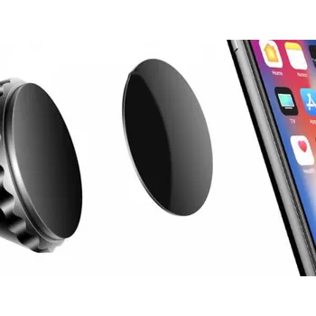 Držák do auta Univerzální kovová podložka pro magnetické držáky do auta