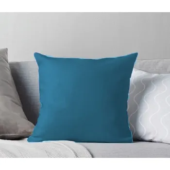Povlak na dekorativní polštářek Povlak na polštář 40x40 Azurova barva (Z)