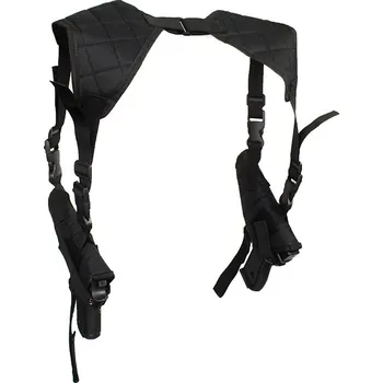 Sportovní střelba Podpažní pouzdro na dvě zbraně - černé 086c